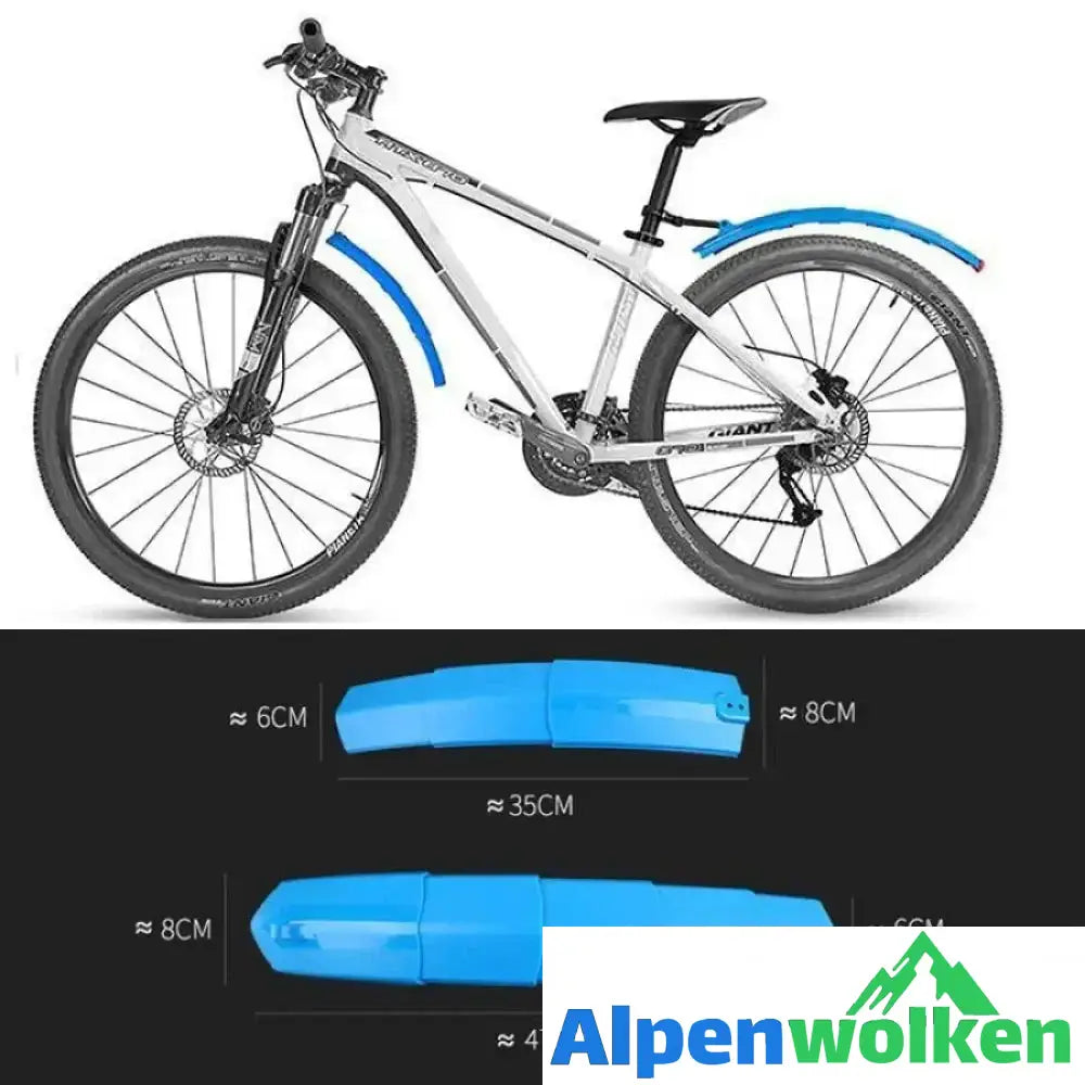 Alpenwolken - Fahrrad einziehbarer Kotflügel