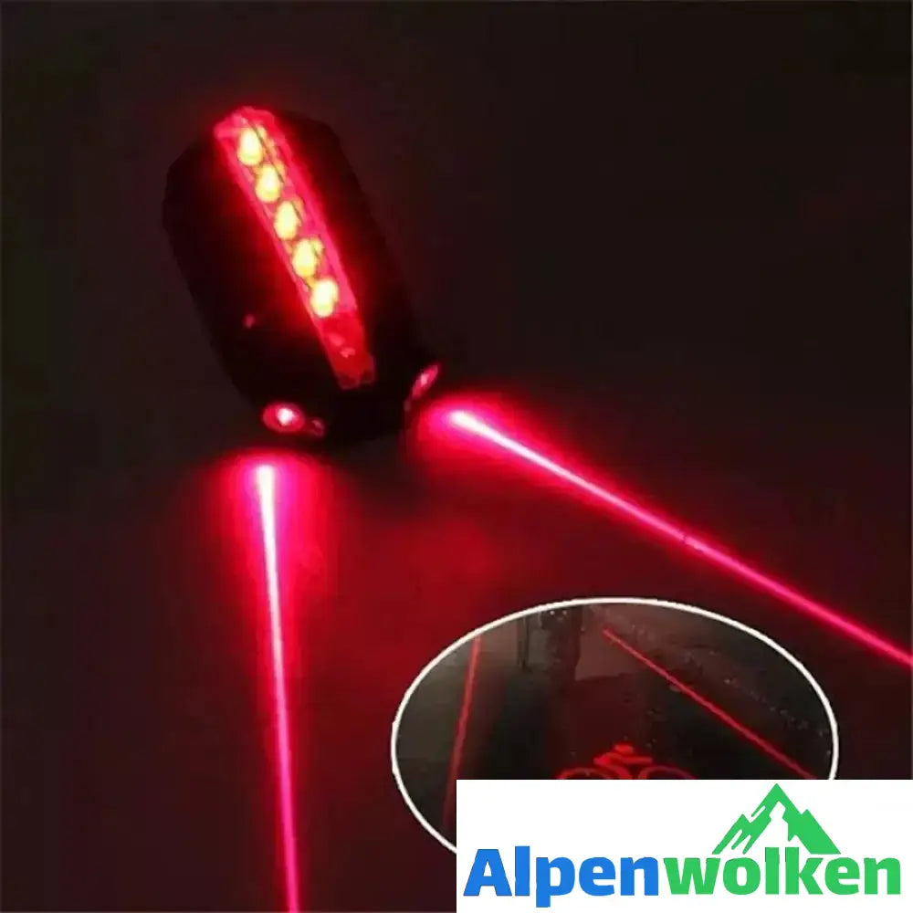 Alpenwolken - Fahrrad Laser Projektionsrücklicht