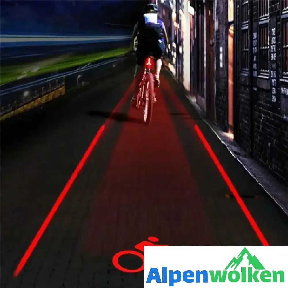 Alpenwolken - Fahrrad Laser Projektionsrücklicht