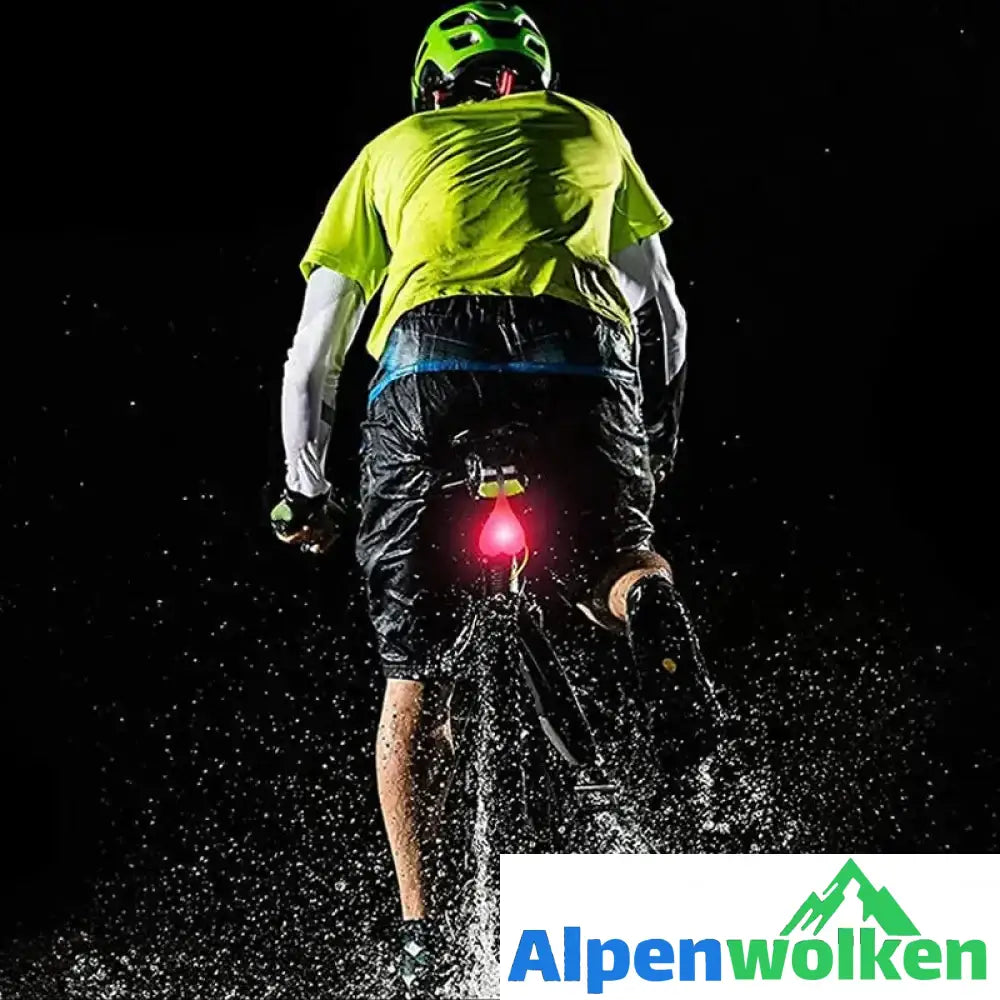 Alpenwolken - Fahrrad-Rücklicht in Herzform