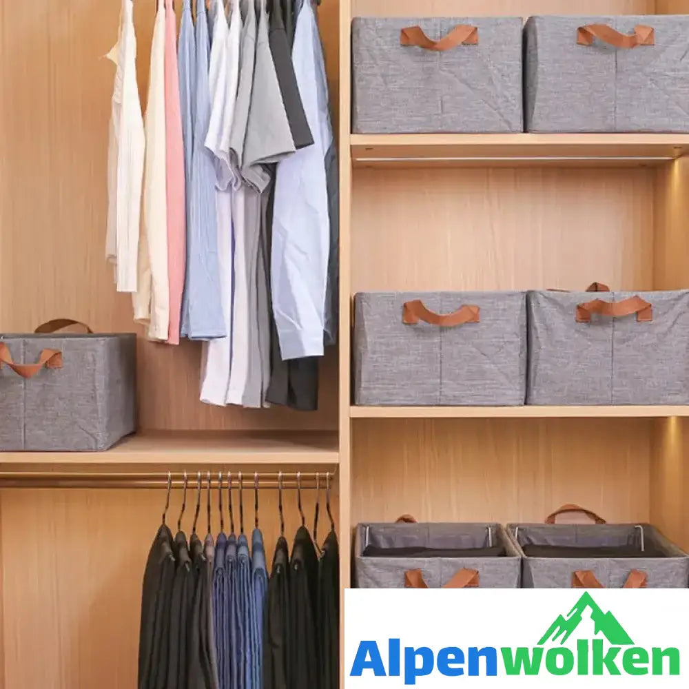 Alpenwolken - Faltbare Aufbewahrungsbox für den Schrank