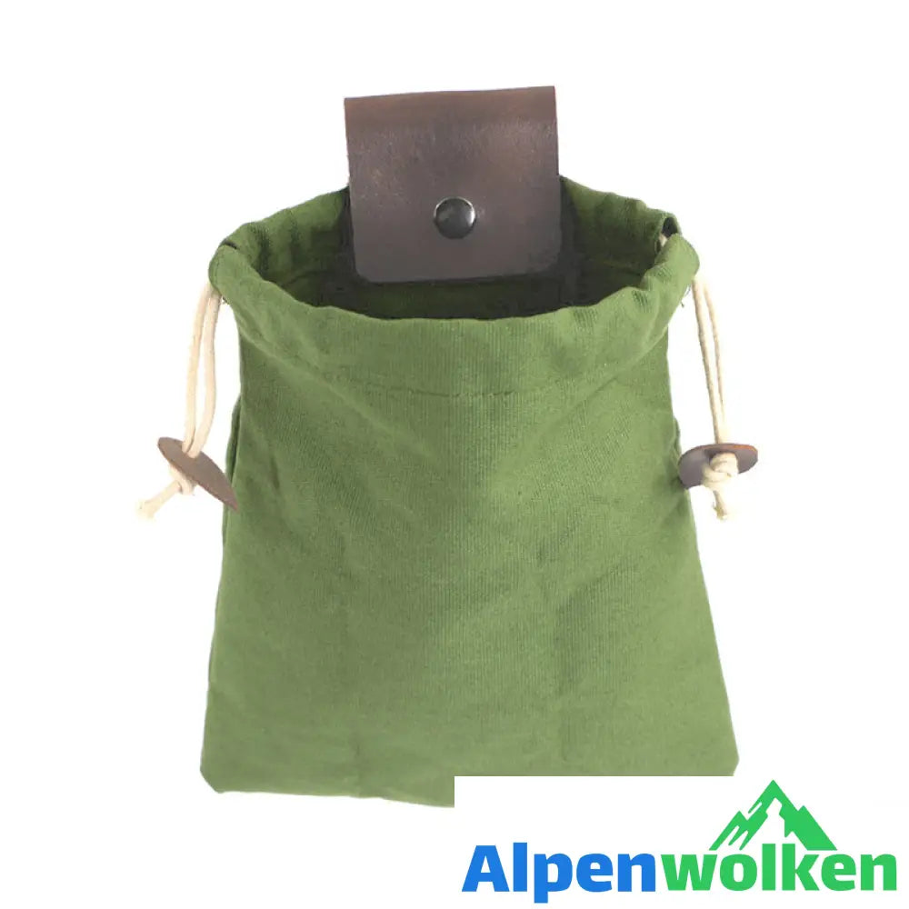 Alpenwolken - Faltbare Gürteltasche aus Canvas