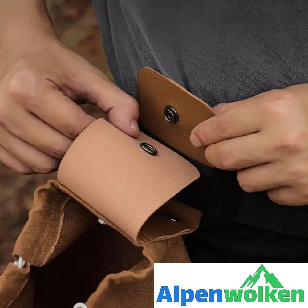 Alpenwolken - Faltbare Gürteltasche aus Canvas