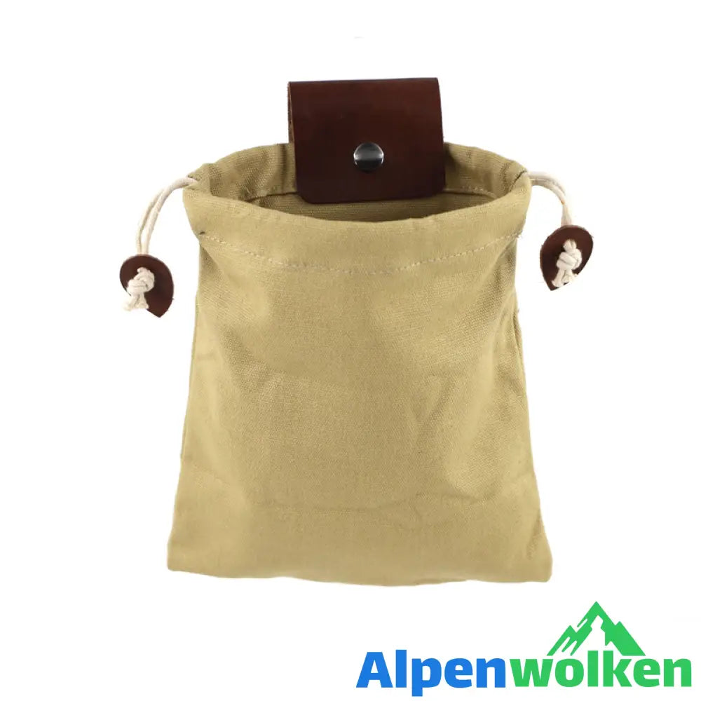 Alpenwolken - Faltbare Gürteltasche aus Canvas