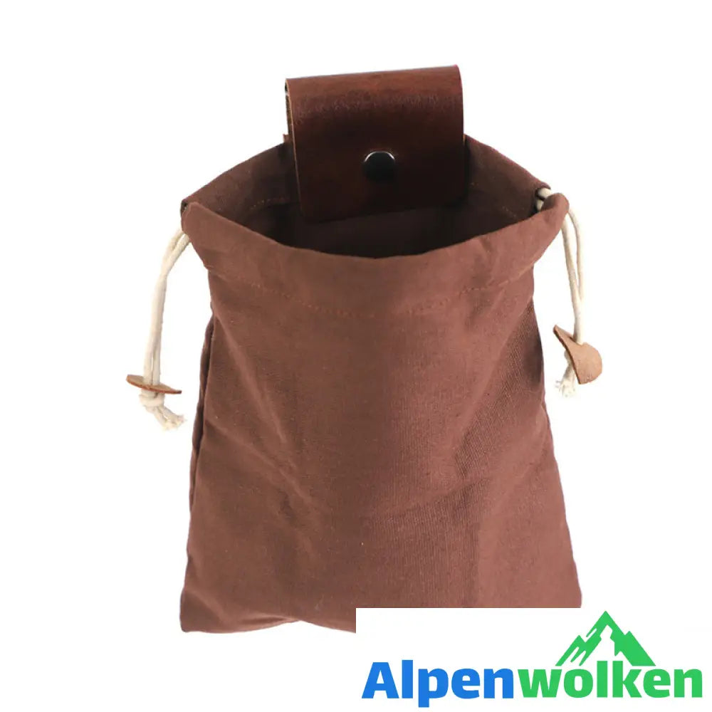 Alpenwolken - Faltbare Gürteltasche aus Canvas