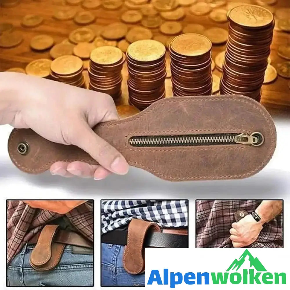 Alpenwolken - Faltbare hängende Taille Geldbörse