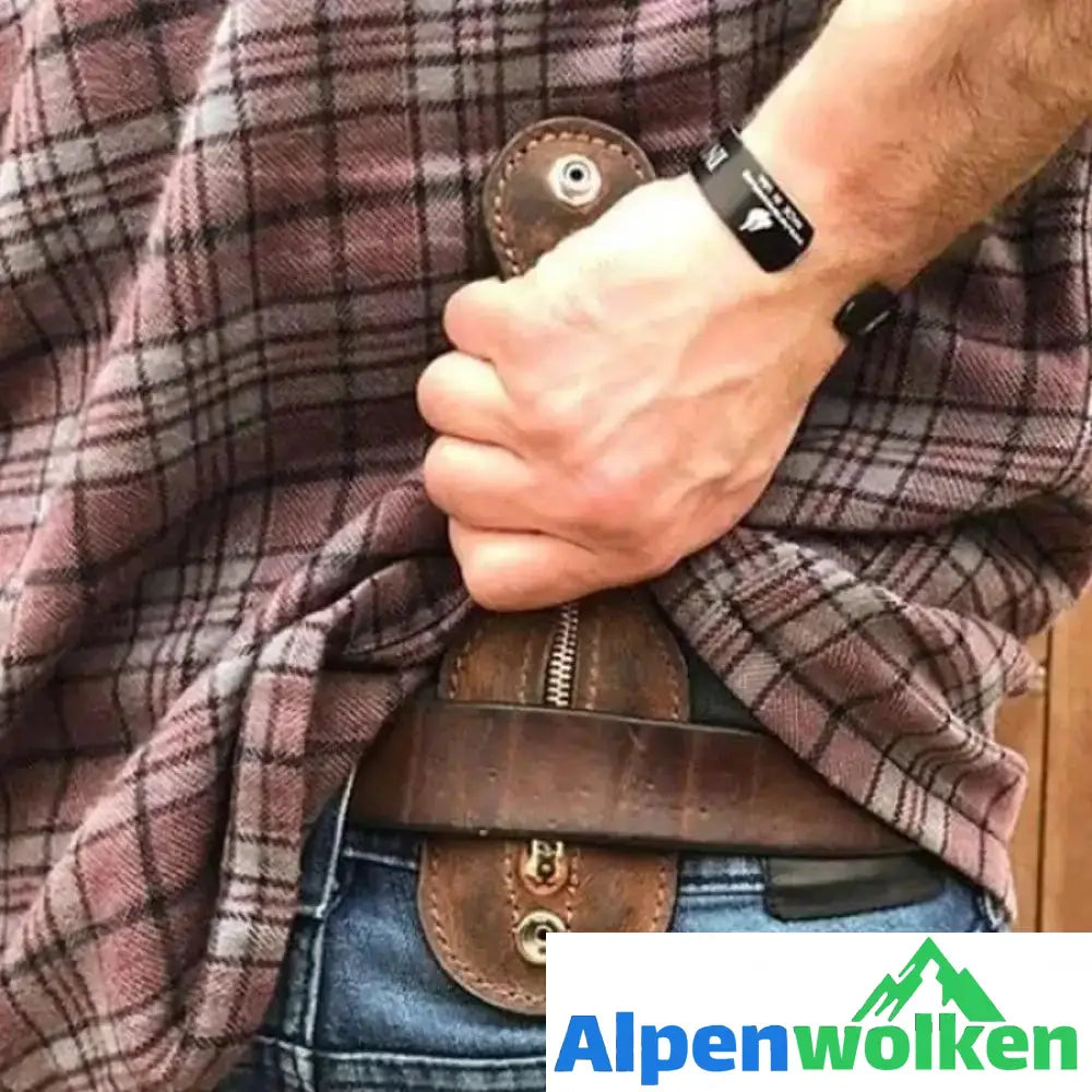 Alpenwolken - Faltbare hängende Taille Geldbörse