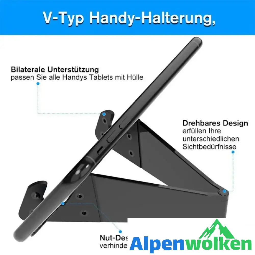 Alpenwolken - Faltbare Handy-Halterung