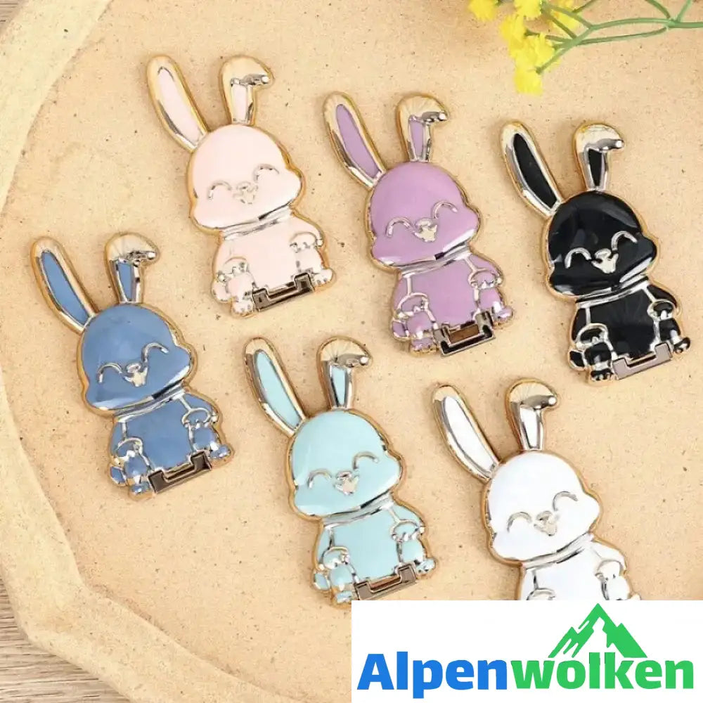 Alpenwolken - Faltbare Kaninchen Handyhalter