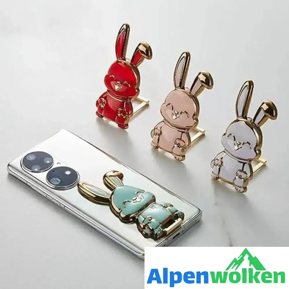 Alpenwolken - Faltbare Kaninchen Handyhalter