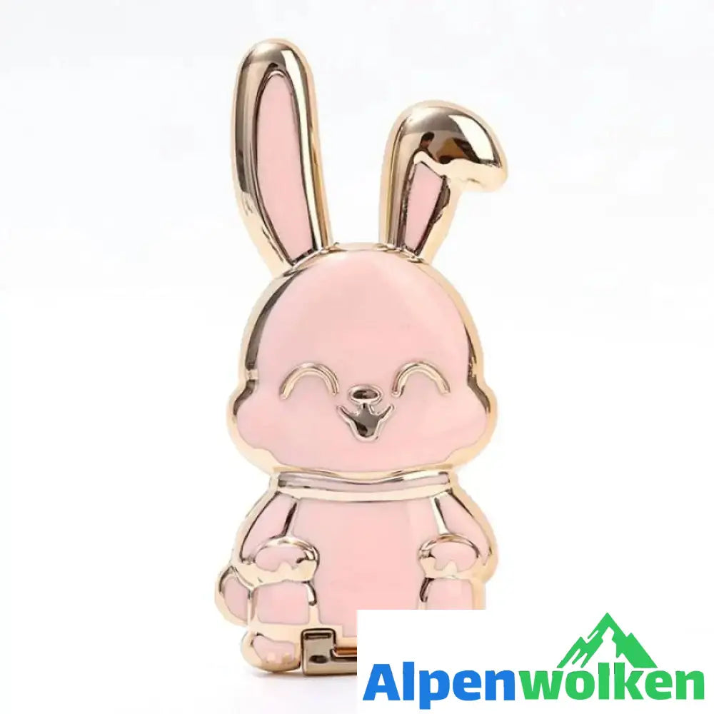 Alpenwolken - Faltbare Kaninchen Handyhalter rosa