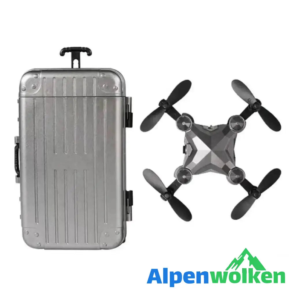 Alpenwolken - Faltbare Mini-Kofferdrohne mit HD-Kamera