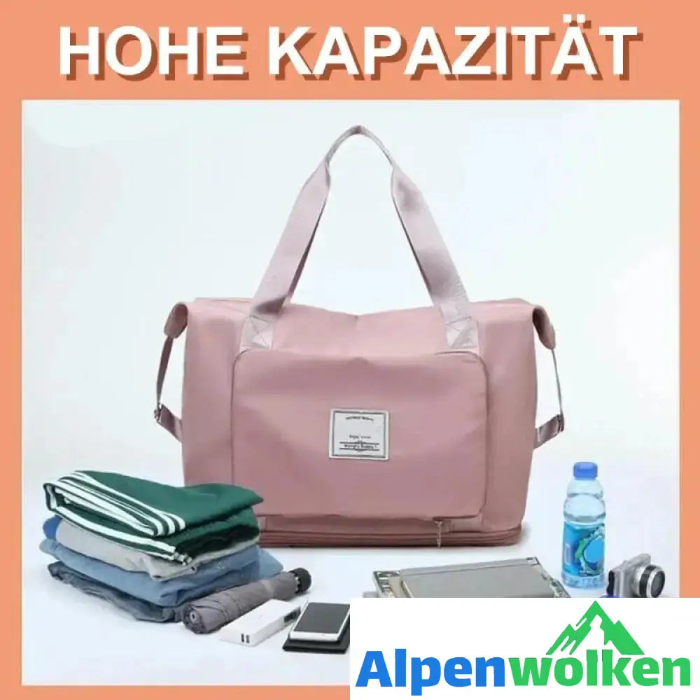 Alpenwolken - Faltbare Reisetasche mit großem Fassungsvermögen