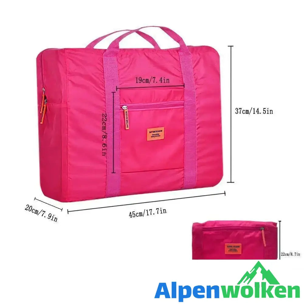 Alpenwolken - Faltbare Reisetasche mit großer Kapazität