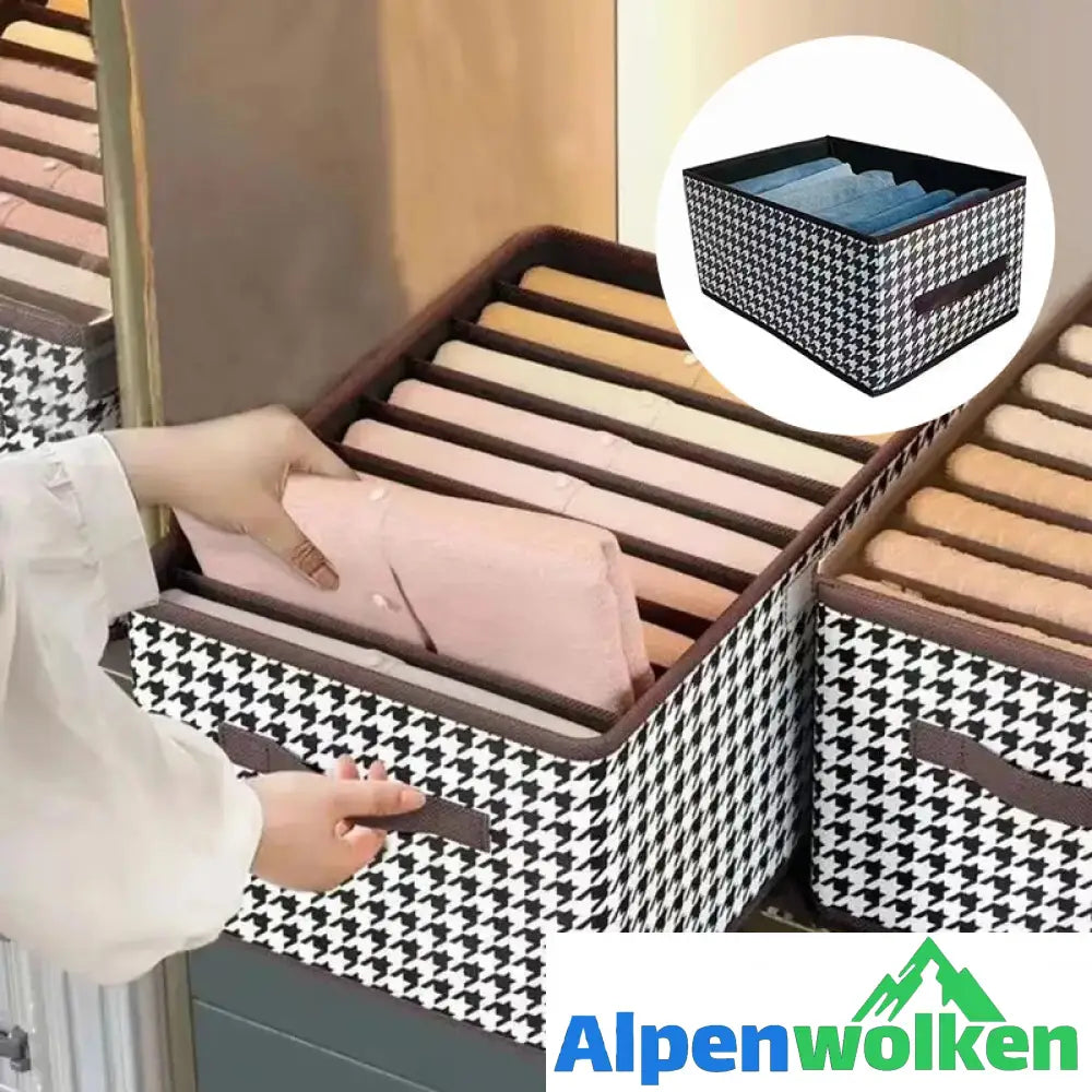 Alpenwolken - Faltbarer Jeans-Organizer für den Kleiderschrank