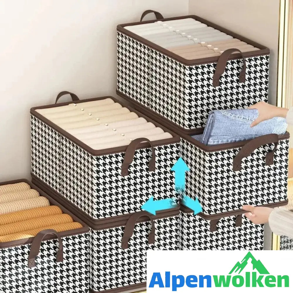 Alpenwolken - Faltbarer Jeans-Organizer für den Kleiderschrank