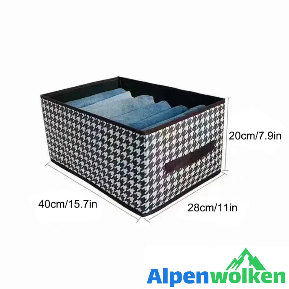 Alpenwolken - Faltbarer Jeans-Organizer für den Kleiderschrank