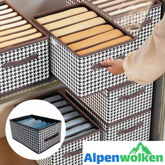 Alpenwolken - Faltbarer Jeans-Organizer für den Kleiderschrank