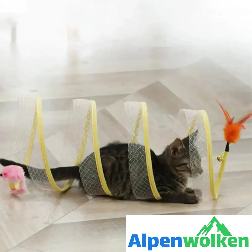 Alpenwolken - 🐱Faltbarer Katzentunnel