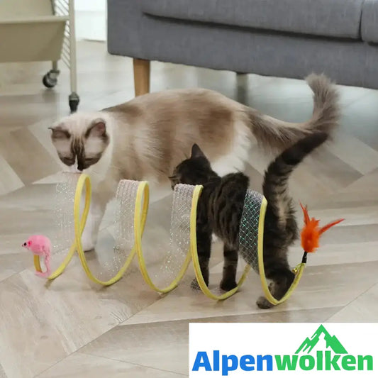 Alpenwolken - 🐱Faltbarer Katzentunnel