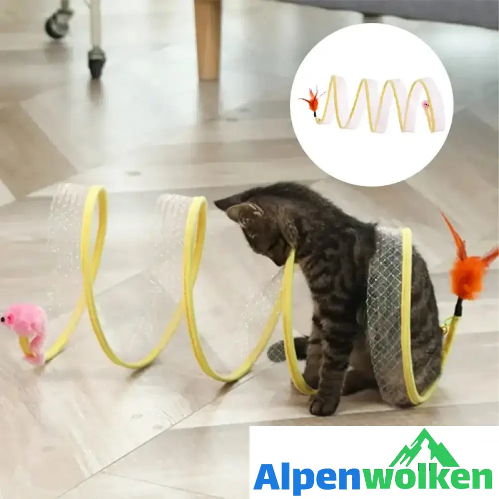 Alpenwolken - 🐱Faltbarer Katzentunnel