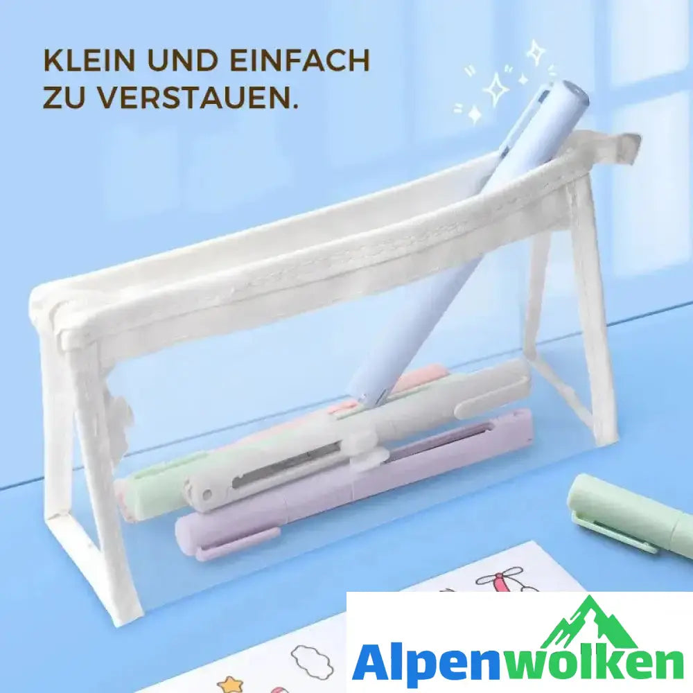 Alpenwolken - Faltbarer Mini-Scheren-Keramikstift