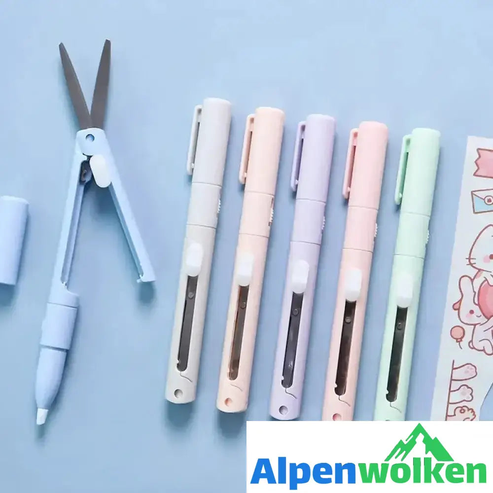 Alpenwolken - Faltbarer Mini-Scheren-Keramikstift