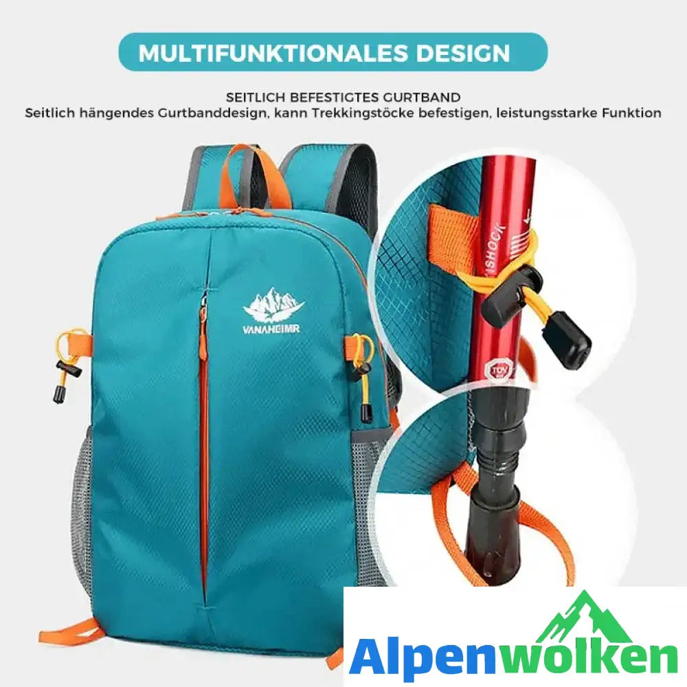 Alpenwolken - Faltbarer Rucksack