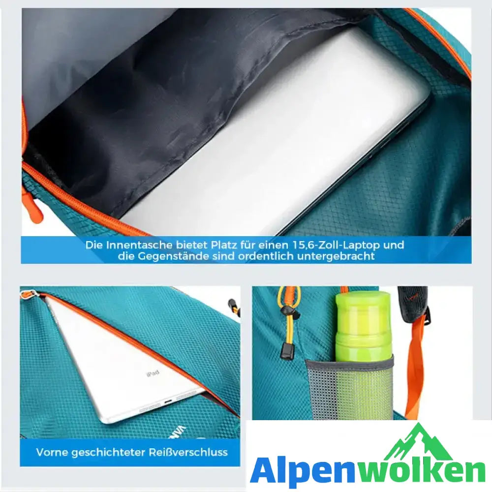 Alpenwolken - Faltbarer Rucksack