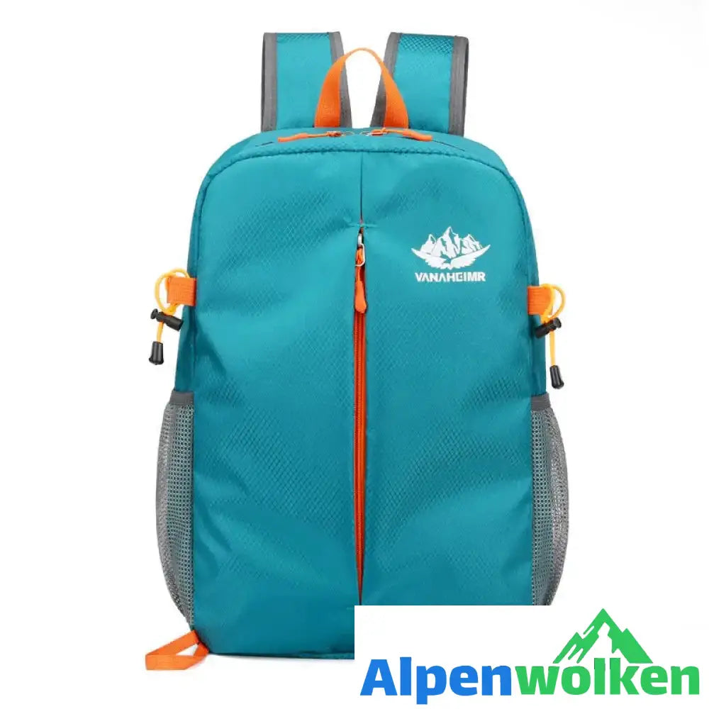 Alpenwolken - Faltbarer Rucksack Grün