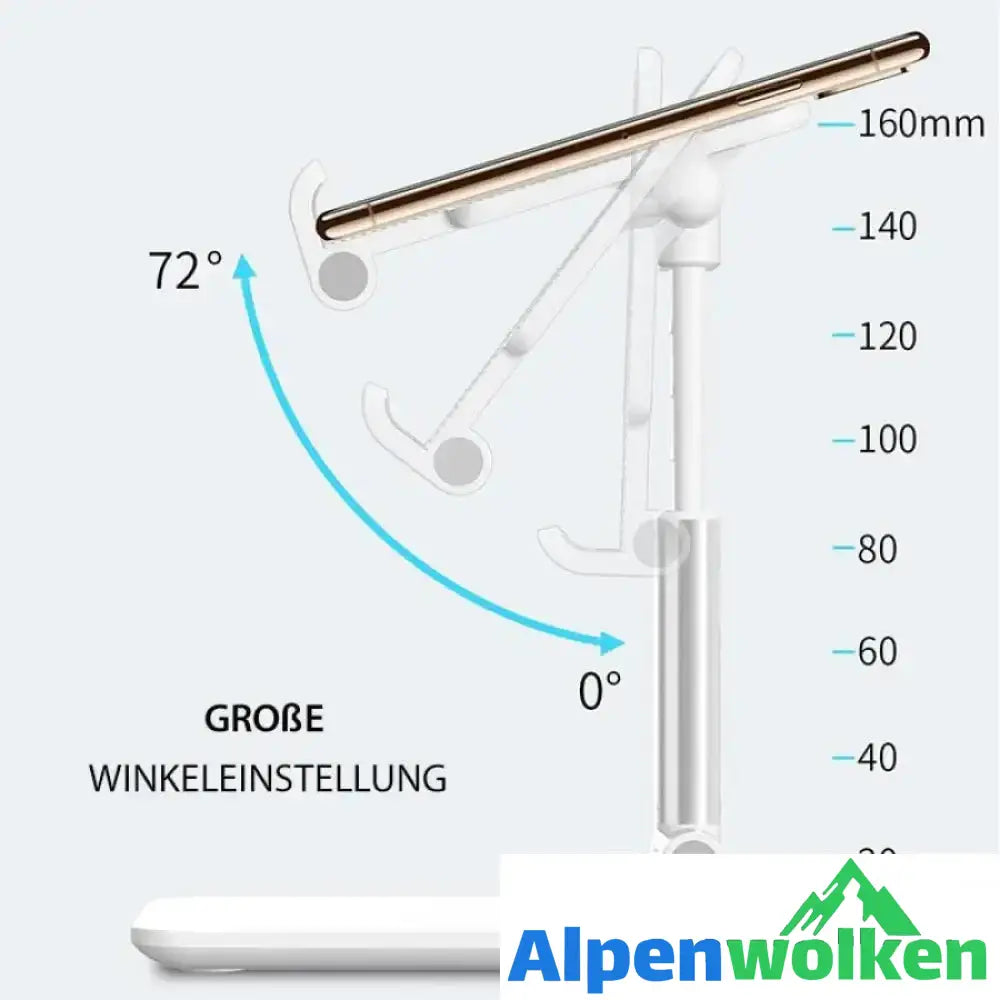 Alpenwolken - Faltbarer Telefon Schreibtischhalter