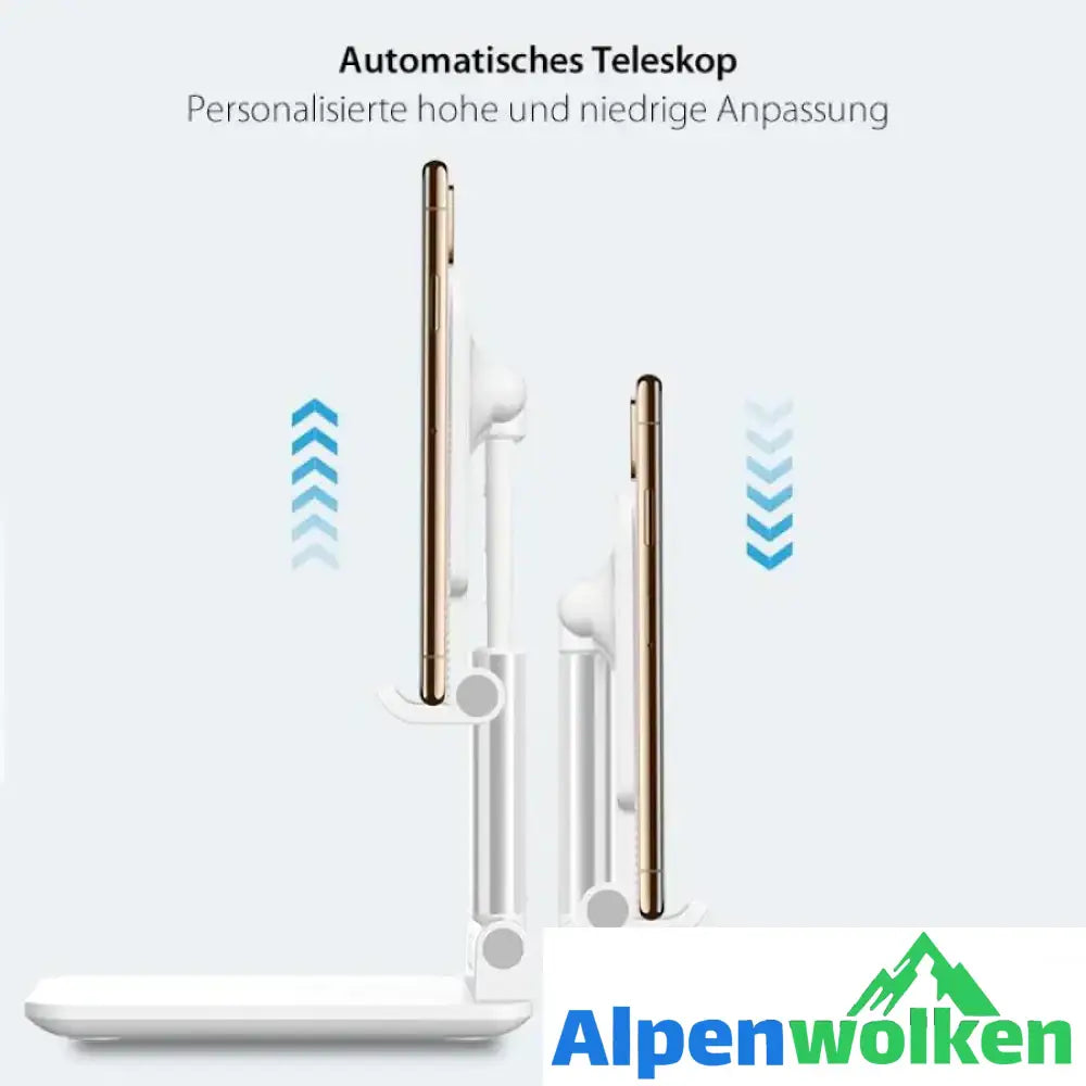 Alpenwolken - Faltbarer Telefon Schreibtischhalter