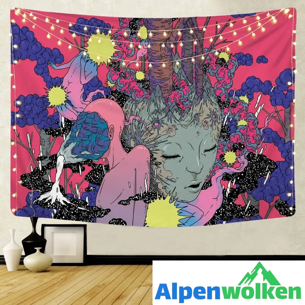 Alpenwolken - Fantasy Wandteppich 95x73 cm HTH10