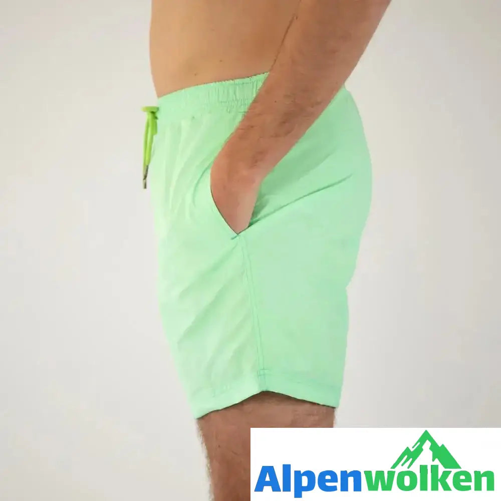 Alpenwolken - Farbwechsel Strandhose-Badeshorts