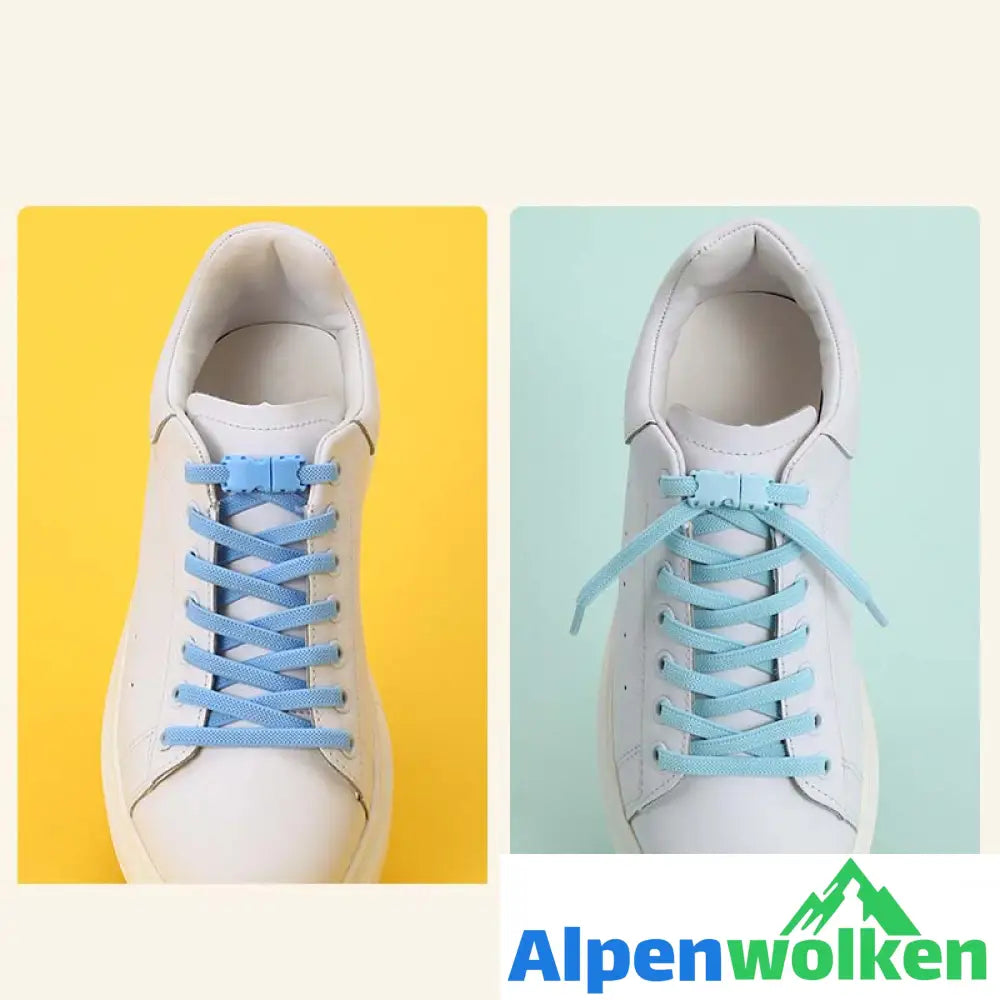 Alpenwolken - Faule bunte Schnürsenkelschnalle