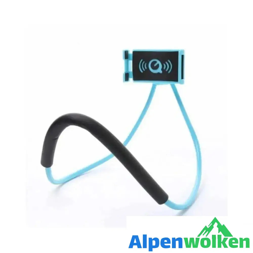 Alpenwolken - Fauler Hals- Telefon- und Tablet-Halter BLAU