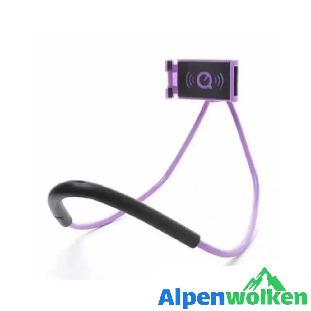 Alpenwolken - Fauler Hals- Telefon- und Tablet-Halter LILA