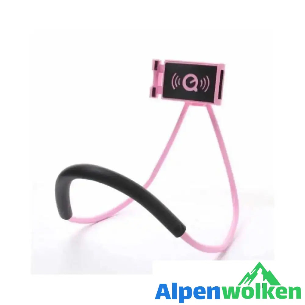 Alpenwolken - Fauler Hals- Telefon- und Tablet-Halter ROSA