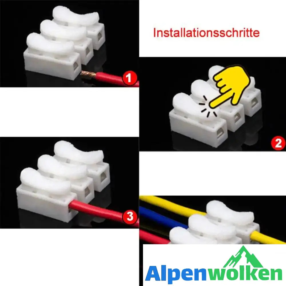 Alpenwolken - 🎁Feder Schnellverbinder Kabe