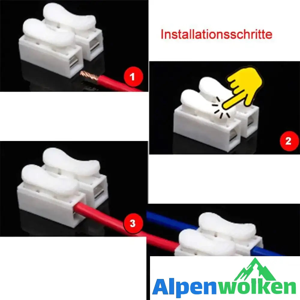 Alpenwolken - 🎁Feder Schnellverbinder Kabe