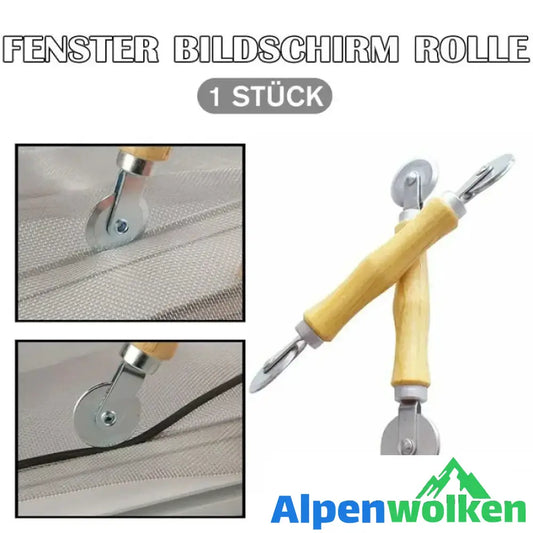 Alpenwolken - Fenster Bildschirm Rolle