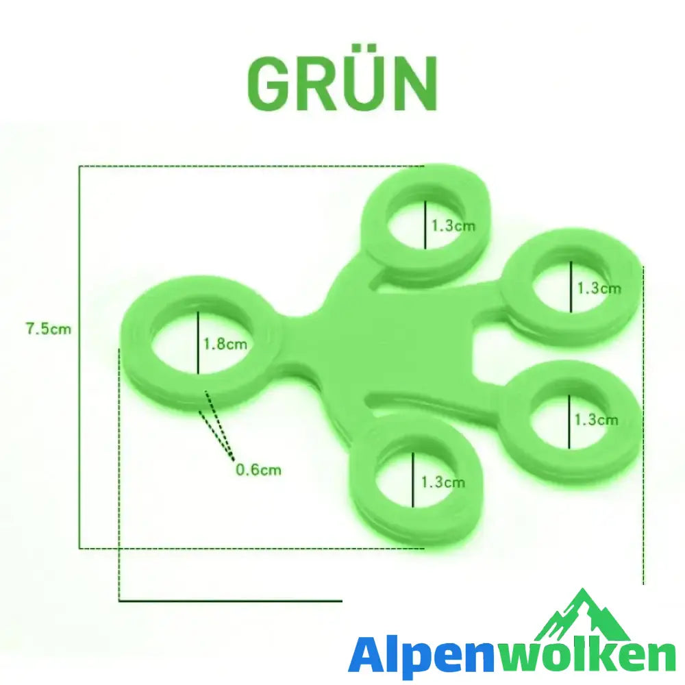 Alpenwolken - Finger Silikon-Trainingsgerät Grün