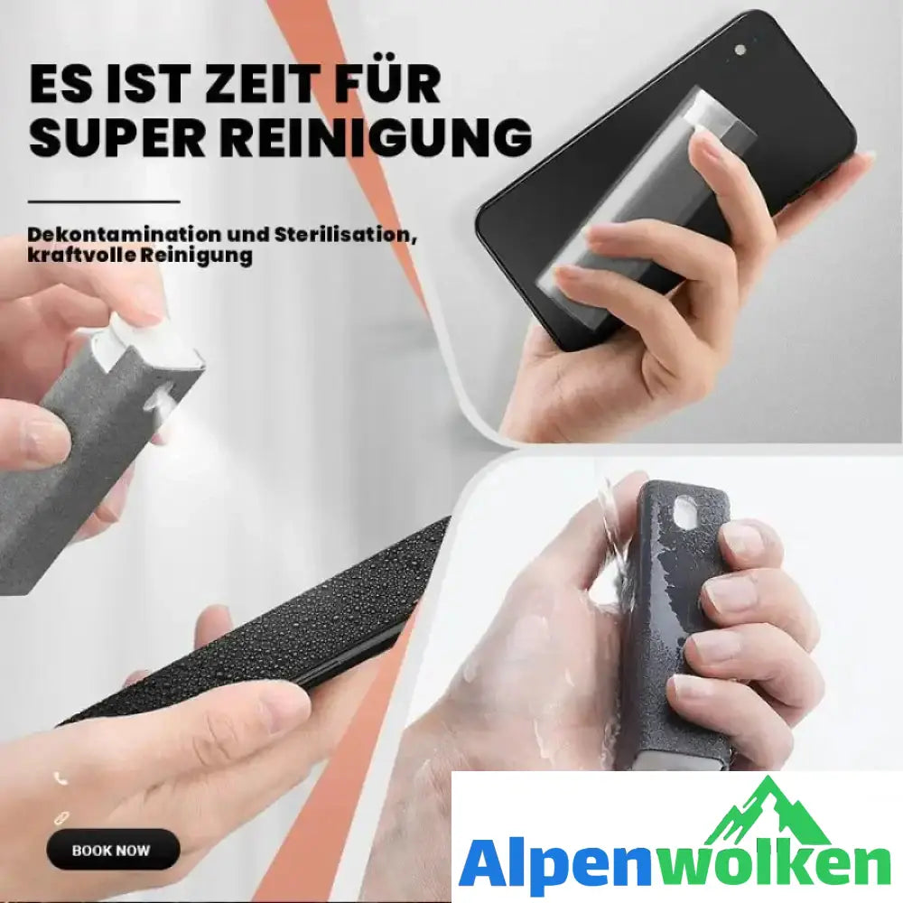 Alpenwolken - Fingerabdruckfester 3-in-1-Bildschirmreiniger