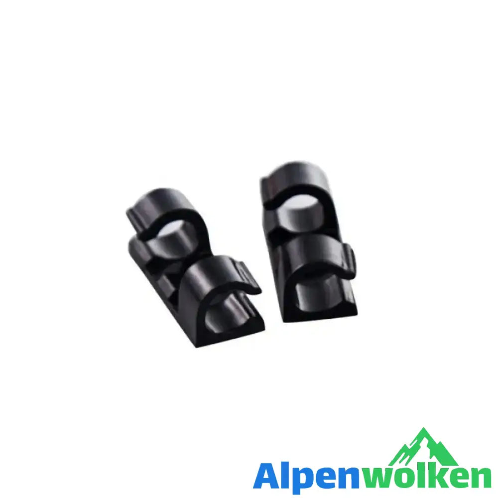 Alpenwolken - Finisher-Drahtklemme Schwarz 20PCS