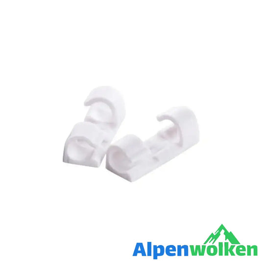 Alpenwolken - Finisher-Drahtklemme Weiß 20PCS