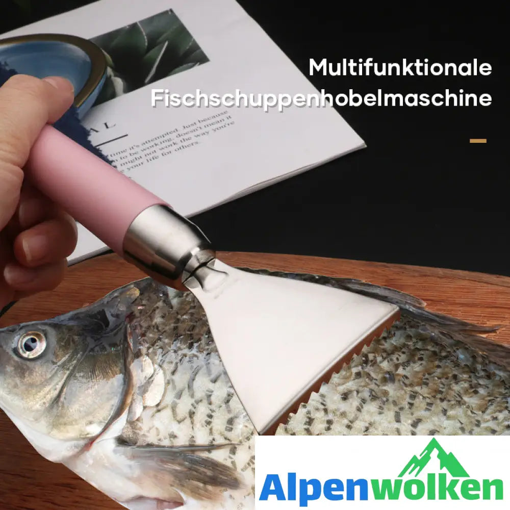 Alpenwolken - Fischschuppenschaber aus Edelstahl