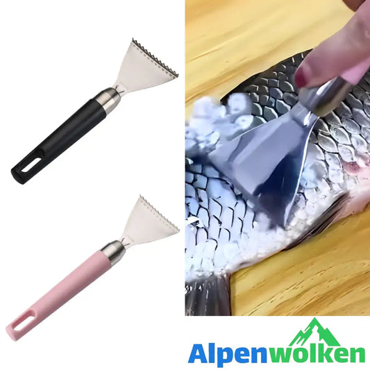 Alpenwolken - Fischschuppenschaber aus Edelstahl