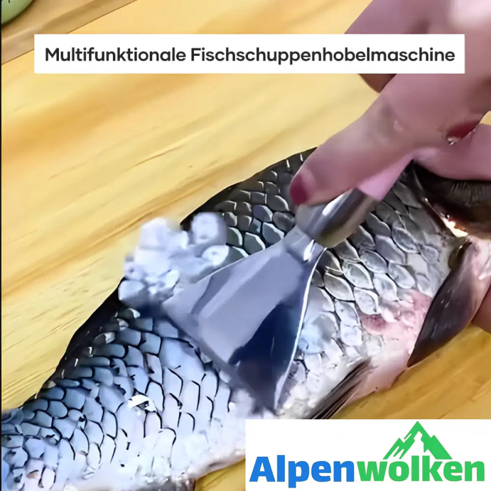 Alpenwolken - Fischschuppenschaber aus Edelstahl