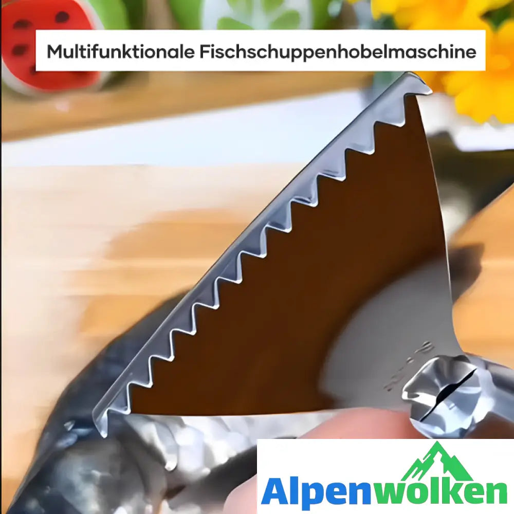 Alpenwolken - Fischschuppenschaber aus Edelstahl