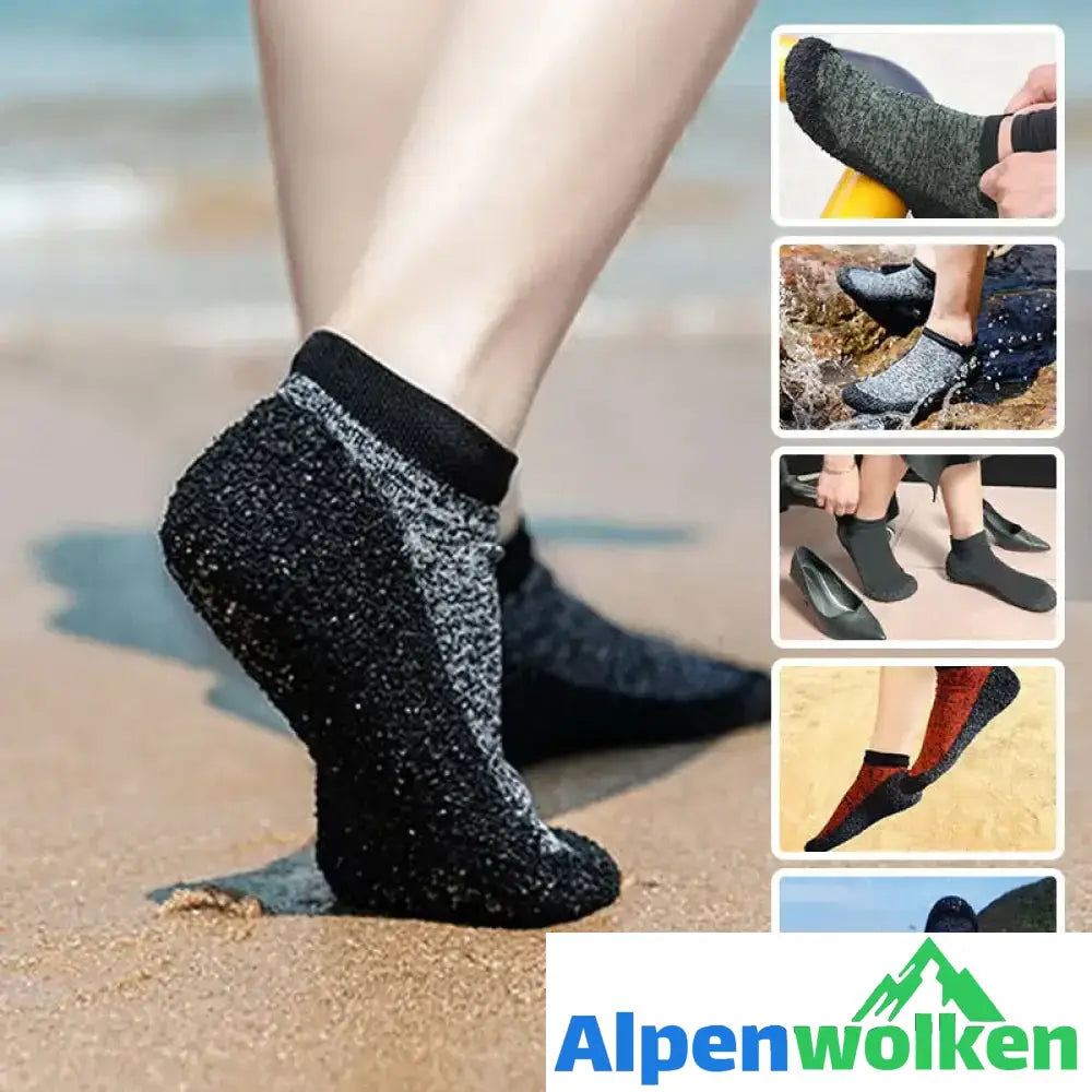 Alpenwolken - Fitness Schwimmen Yoga Socken